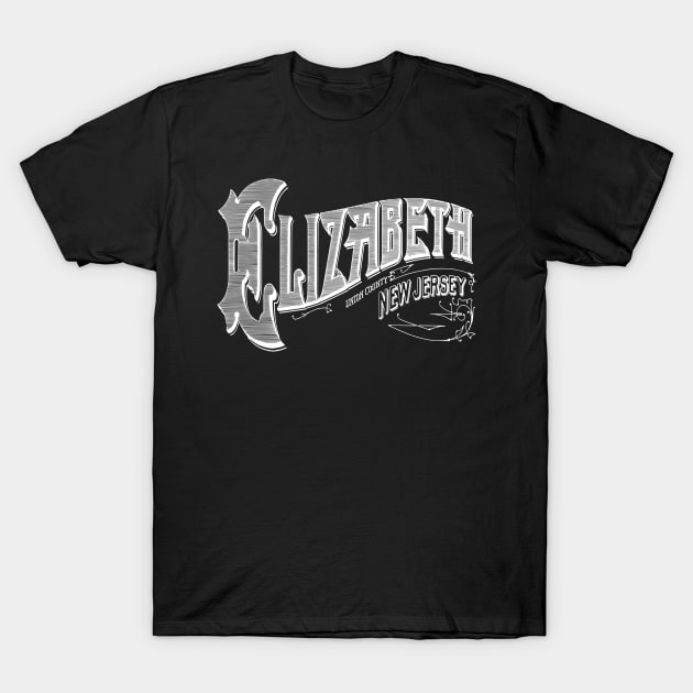 Vintage Elizabeth, NJ T-Shirt by DonDota